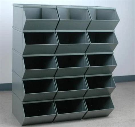 sheet metal storage bins|b&q metal bins.